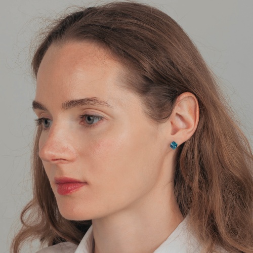 Пусеты Fiore Luna  Montana, SWE2127/2 M S фото 2